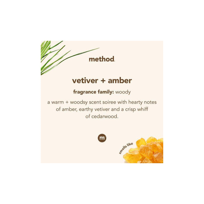 Method Vetiver + Amber Gel Hand Soap Refill - 34 fl oz
