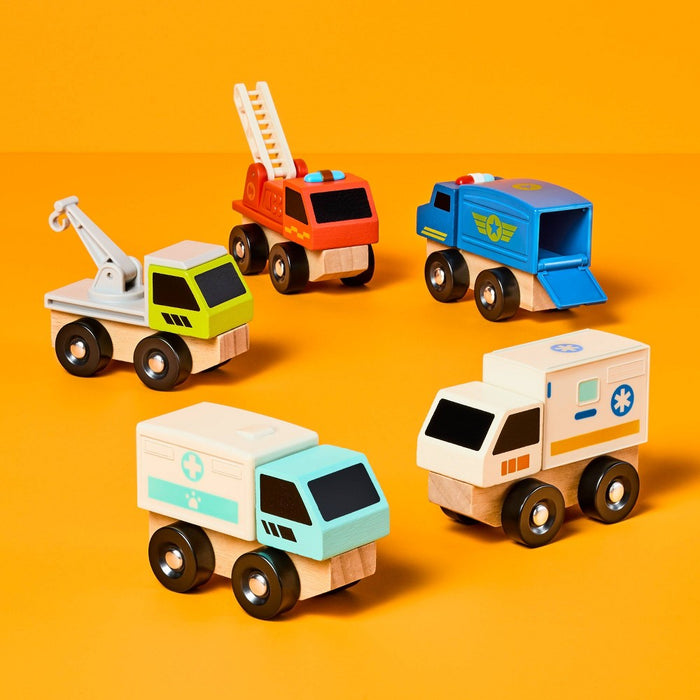 Wooden Vehicle - Fire Truck - Gigglescape