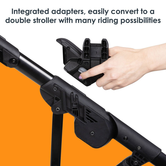 Baby Trend Morph Single to Double Modular Stroller Travel System - Madrid Tan (LOCAL PICKUP ONLY)