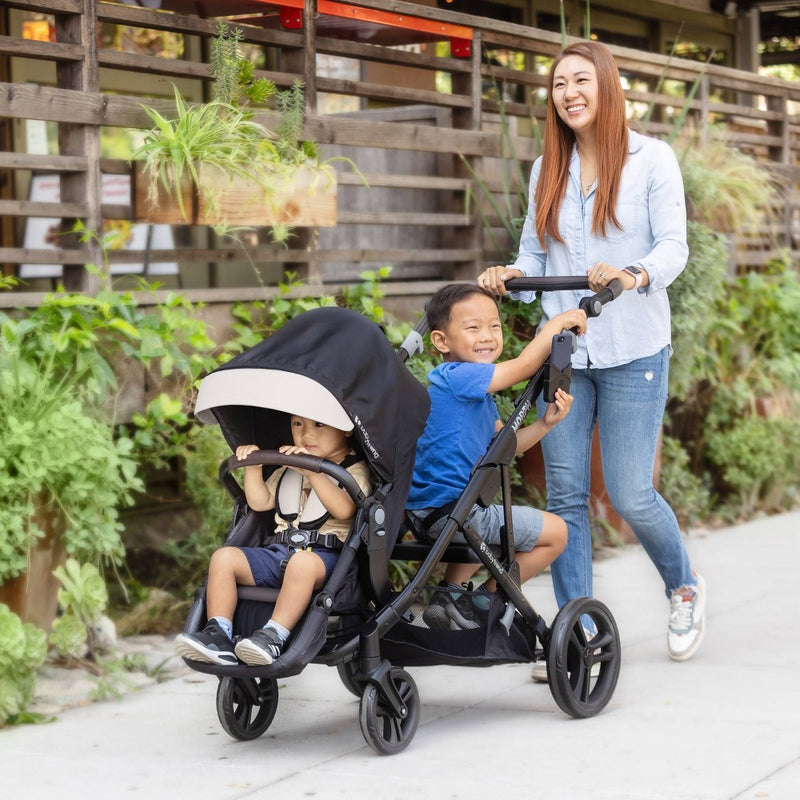 Baby Trend Morph Single to Double Modular Stroller Travel System - Madrid Tan (LOCAL PICKUP ONLY)