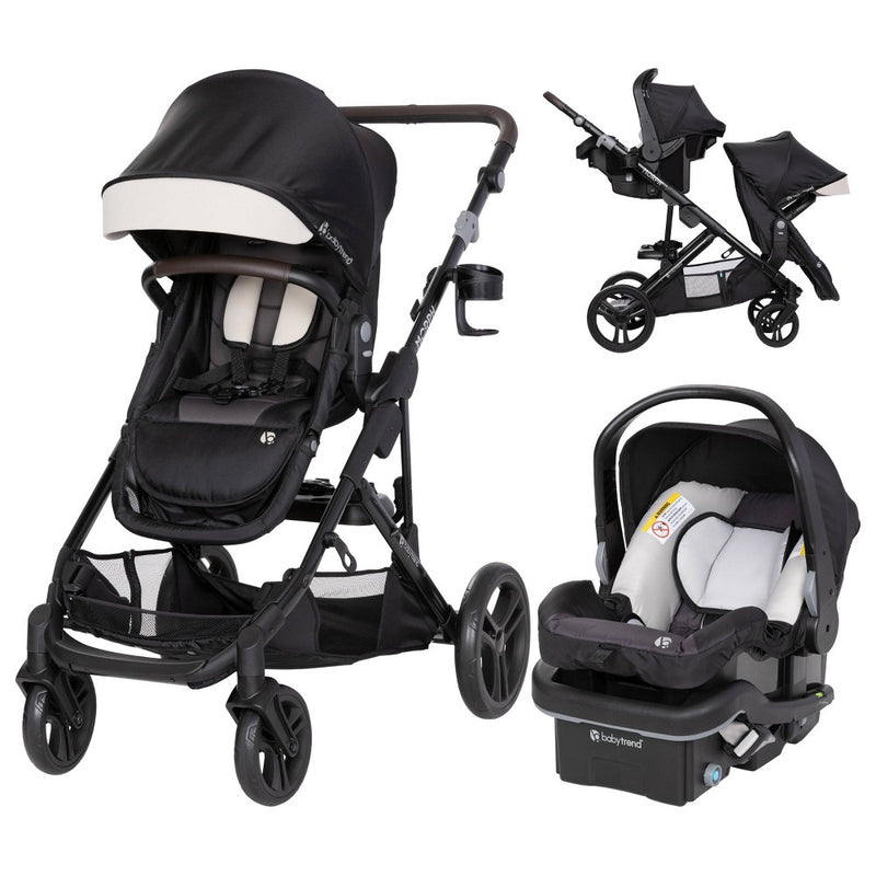 Baby Trend Morph Single to Double Modular Stroller Travel System - Madrid Tan (LOCAL PICKUP ONLY)