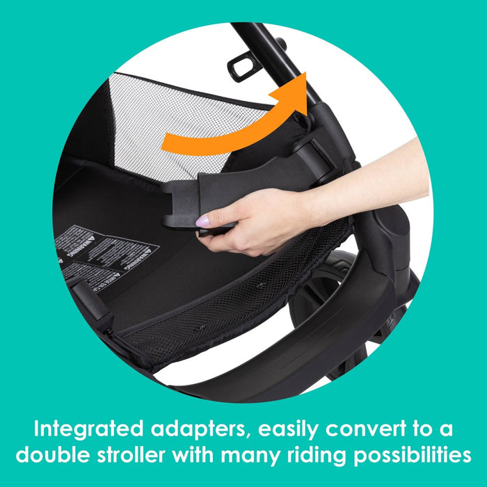 Baby Trend Morph Single to Double Modular Stroller Travel System - Madrid Tan (LOCAL PICKUP ONLY)