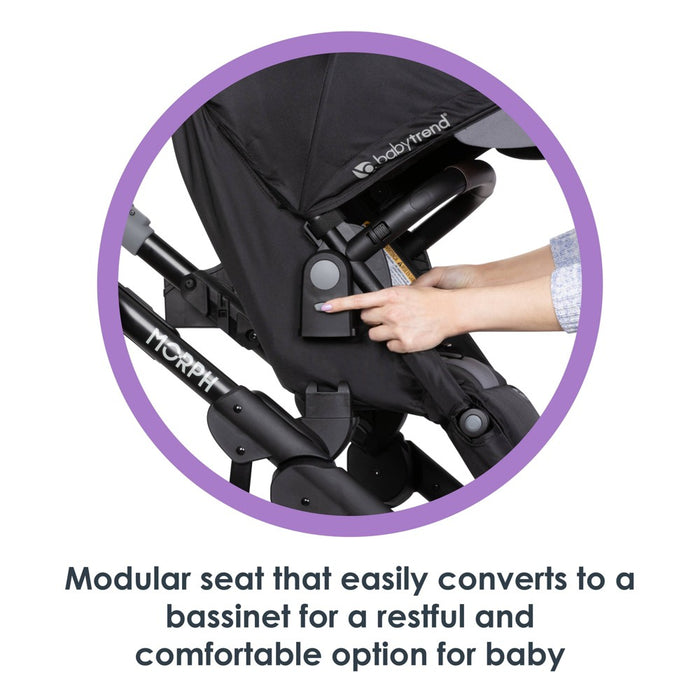 Baby Trend Morph Single to Double Modular Stroller Travel System - Madrid Tan (LOCAL PICKUP ONLY)
