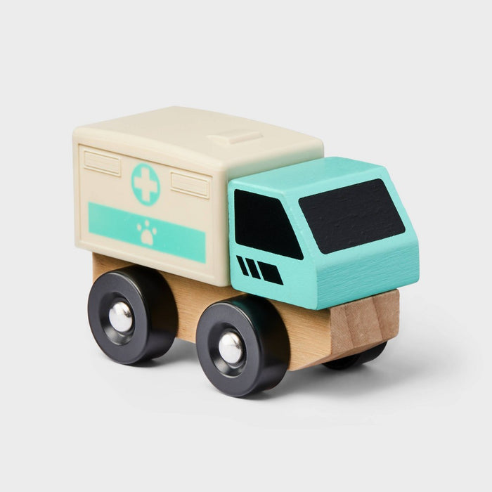 Wooden Vehicle - Vet Truck - Gigglescape