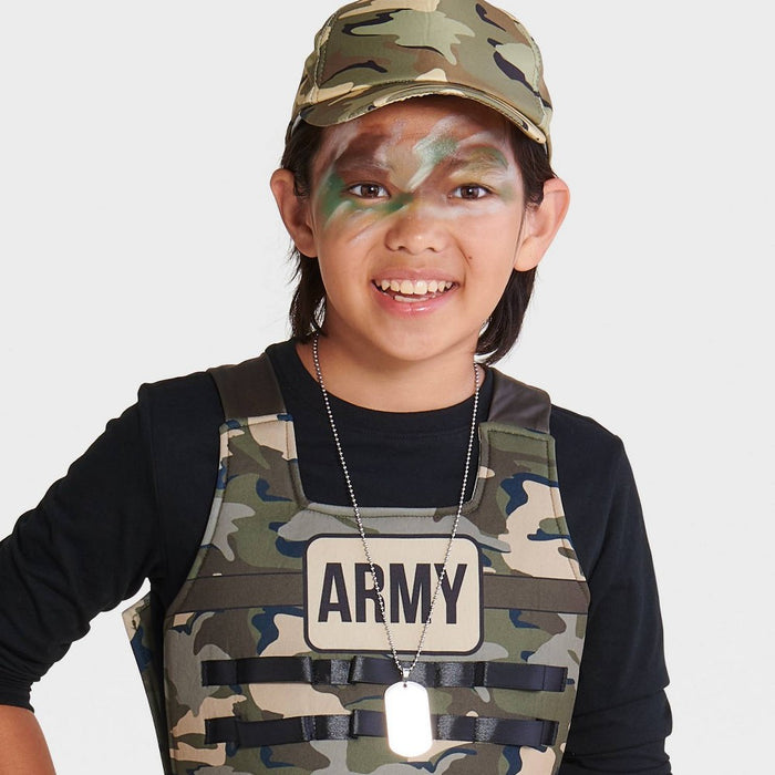 Kids' Army Vest Halloween Costume Kit One Size Fits Most - Hyde & EEK! Boutique
