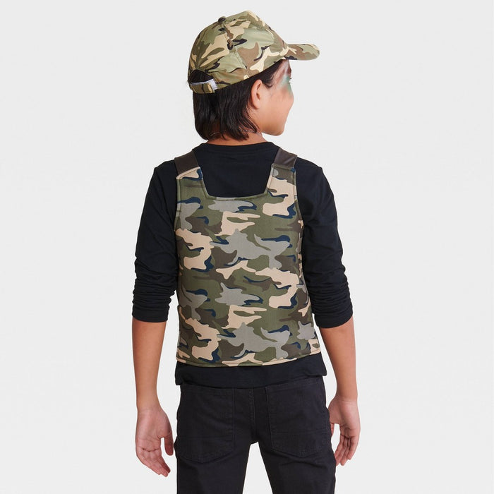 Kids' Army Vest Halloween Costume Kit One Size Fits Most - Hyde & EEK! Boutique