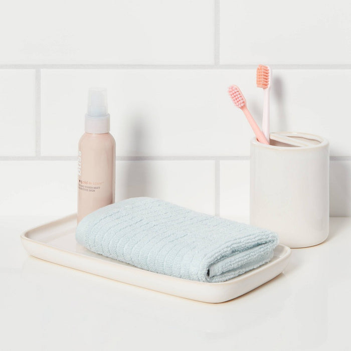 Ceramic Vanity Tray White - Threshold