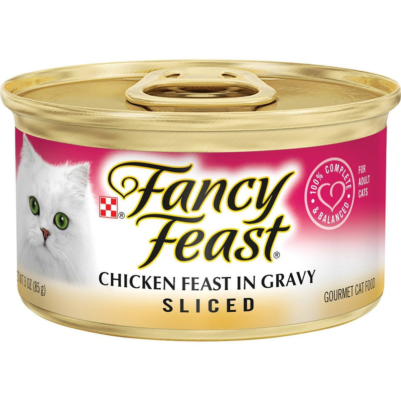 Purina Fancy Feast Sliced Gourmet Wet Cat Food Chicken Feast In Gravy - 3oz