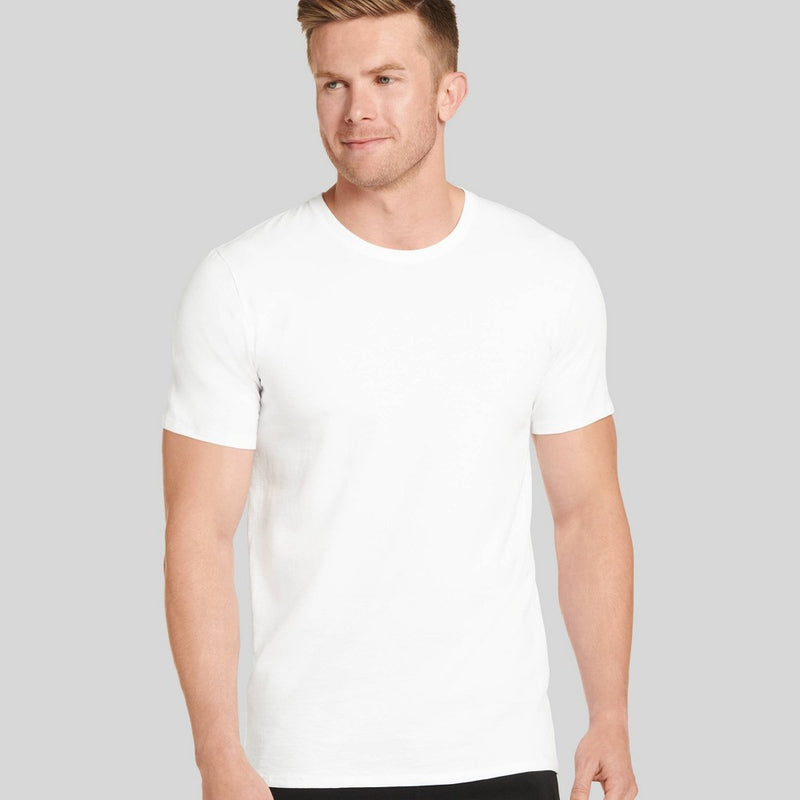 Jockey Generation Men's Cotton Stretch Crewneck 3pk T-Shirt - White S