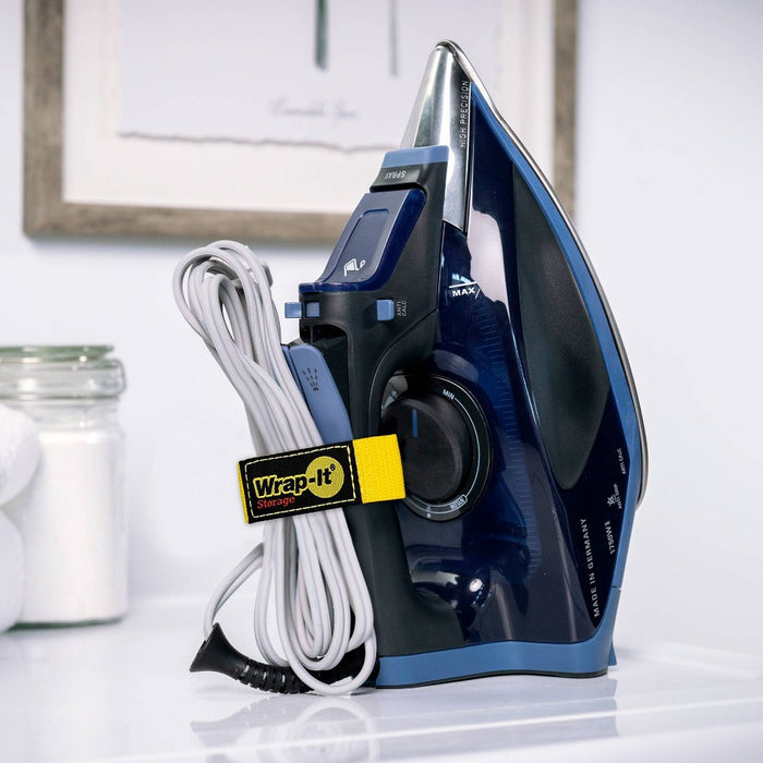 LOT OF 3!!! Wrap-It Quick Storage Straps 12" 6pk Yellow LOT OF 3