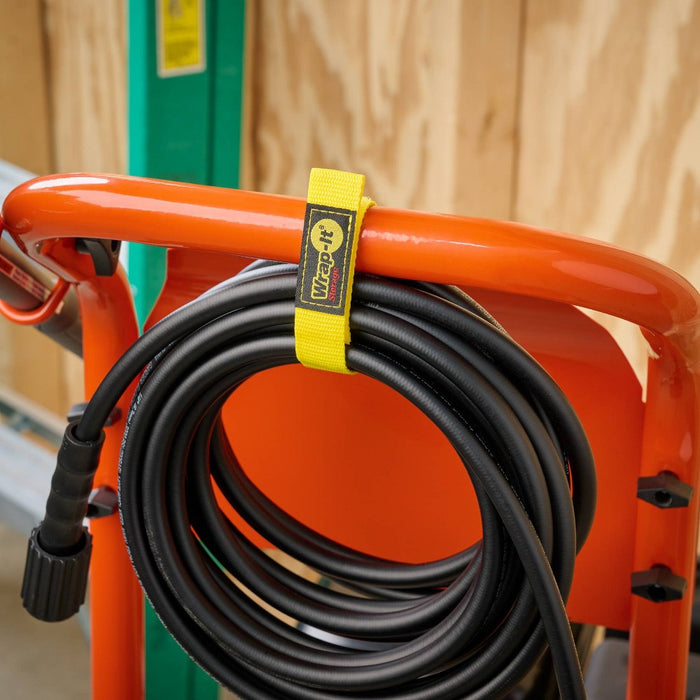 LOT OF 3!!! Wrap-It Quick Storage Straps 12" 6pk Yellow LOT OF 3