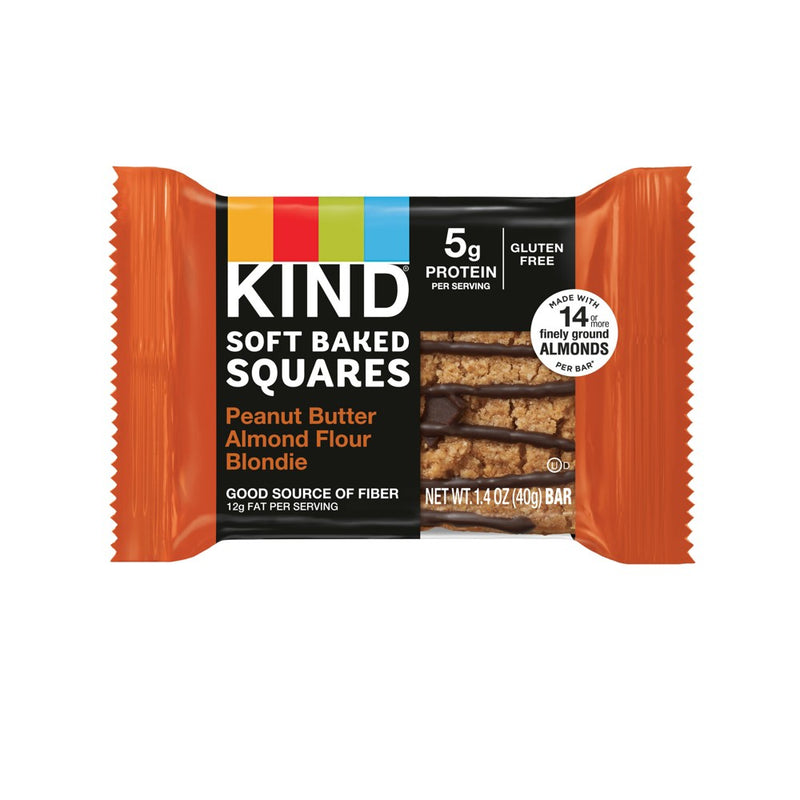 KIND Soft Baked Squares Peanut Butter Almond Flour Blondie - 6ct/8.5oz