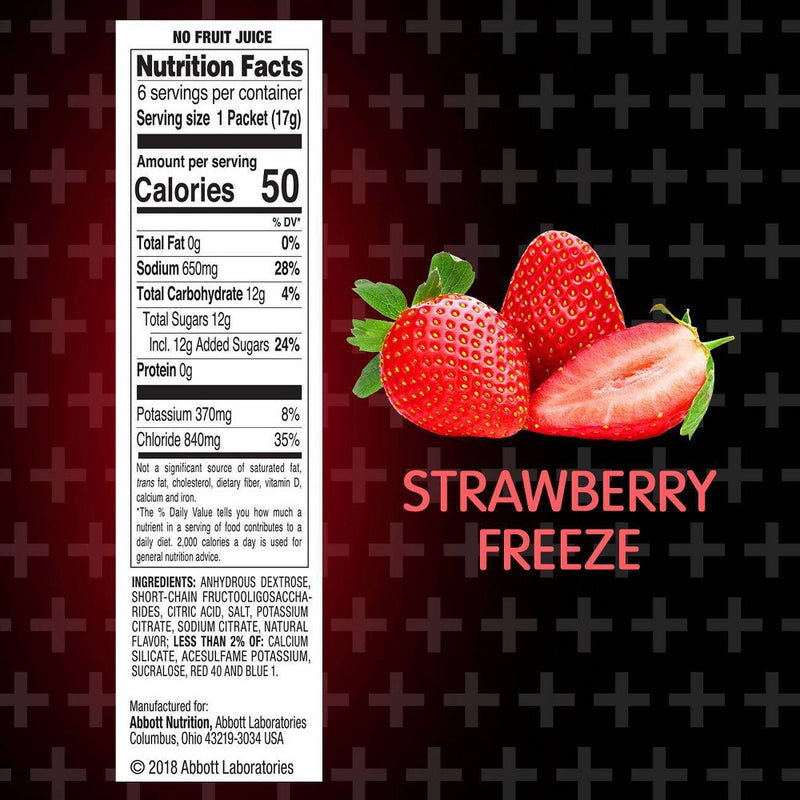 Pedialyte AdvancedCare Plus Electrolyte Powder - Strawberry Freeze - 6ct/3.6oz