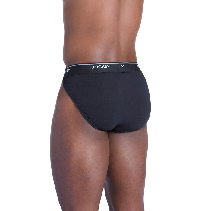 Jockey Mens Elance String Bikini - 2 Pack L Black