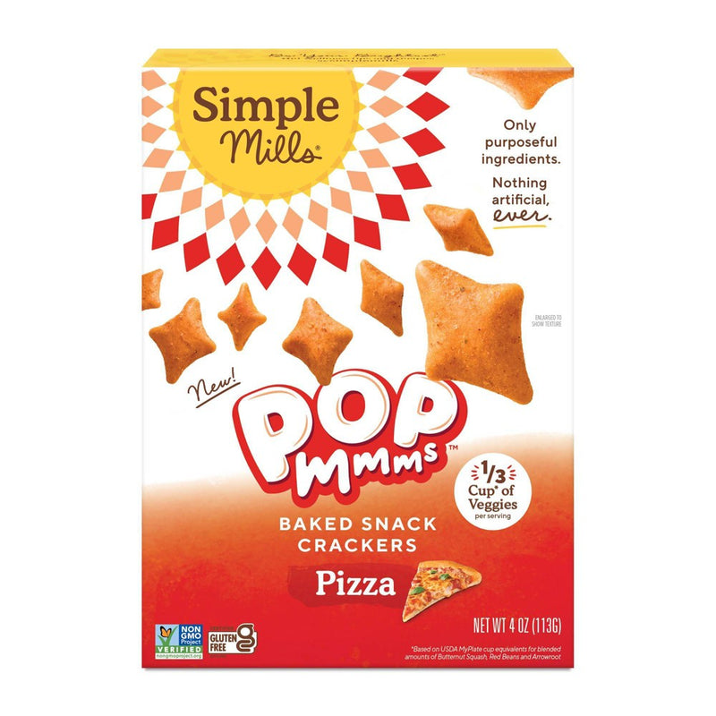 Simple Mills Pizza Pop Mmms - 4oz