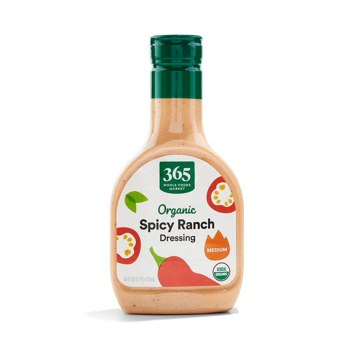 365 By Whole Foods Market, Dressing Ranch Spicy Organic, 16 Fl Oz