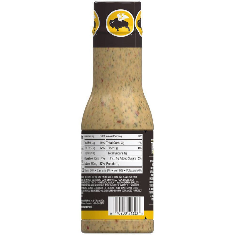 Buffalo Wild Wings Parmesan Garlic Sauce - 12oz
