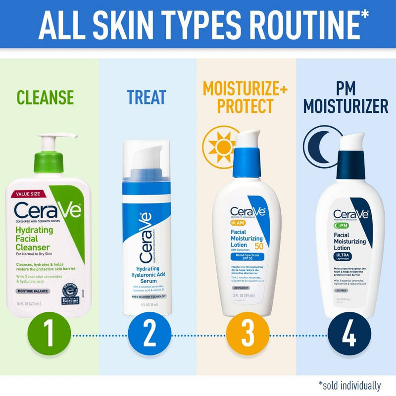 CeraVe Facial Moisturizing Lotion AM SPF 50 - 3 fl oz