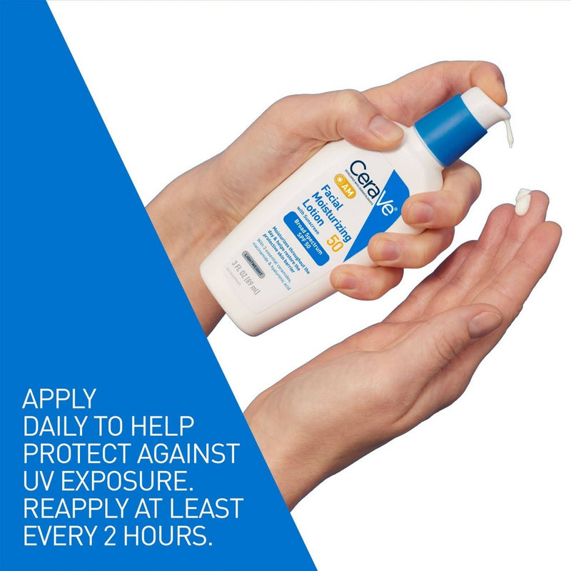 CeraVe Facial Moisturizing Lotion AM SPF 50 - 3 fl oz