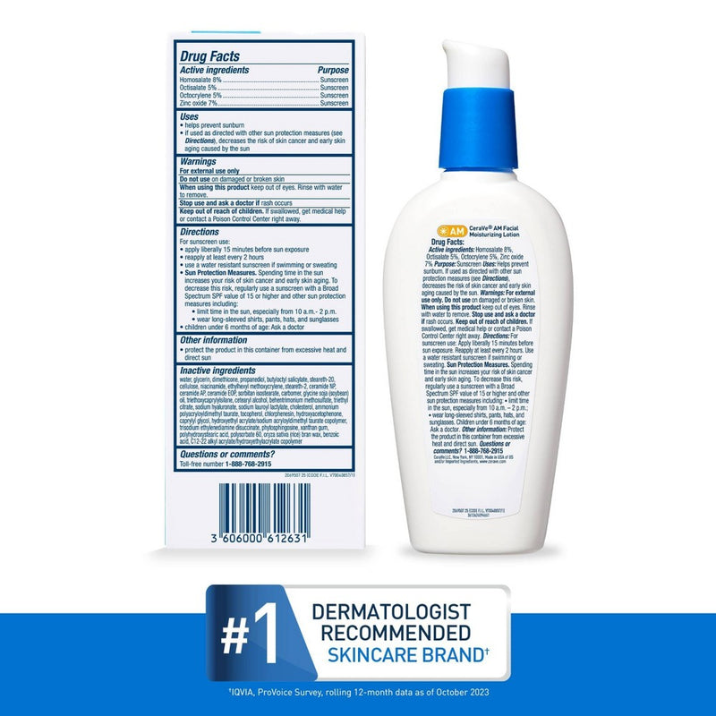 CeraVe Facial Moisturizing Lotion AM SPF 50 - 3 fl oz