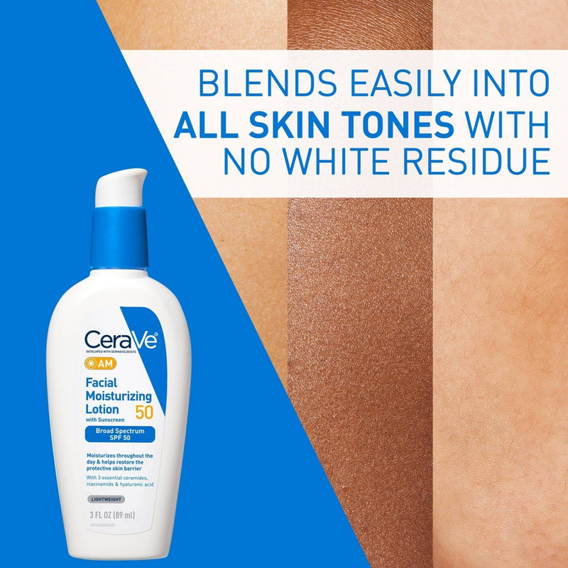 CeraVe Facial Moisturizing Lotion AM SPF 50 - 3 fl oz