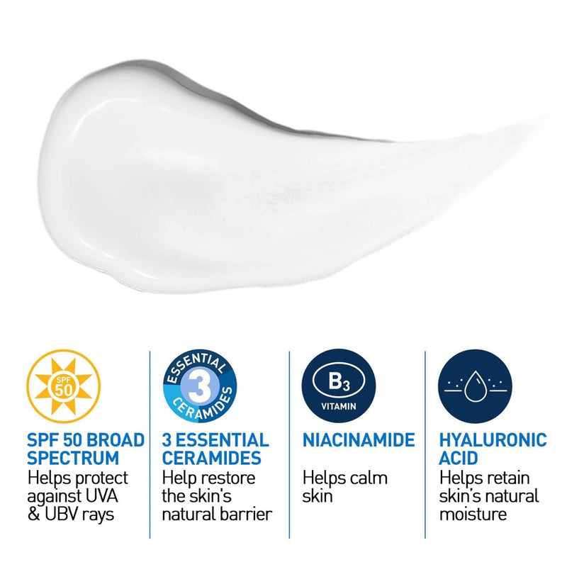 CeraVe Facial Moisturizing Lotion AM SPF 50 - 3 fl oz