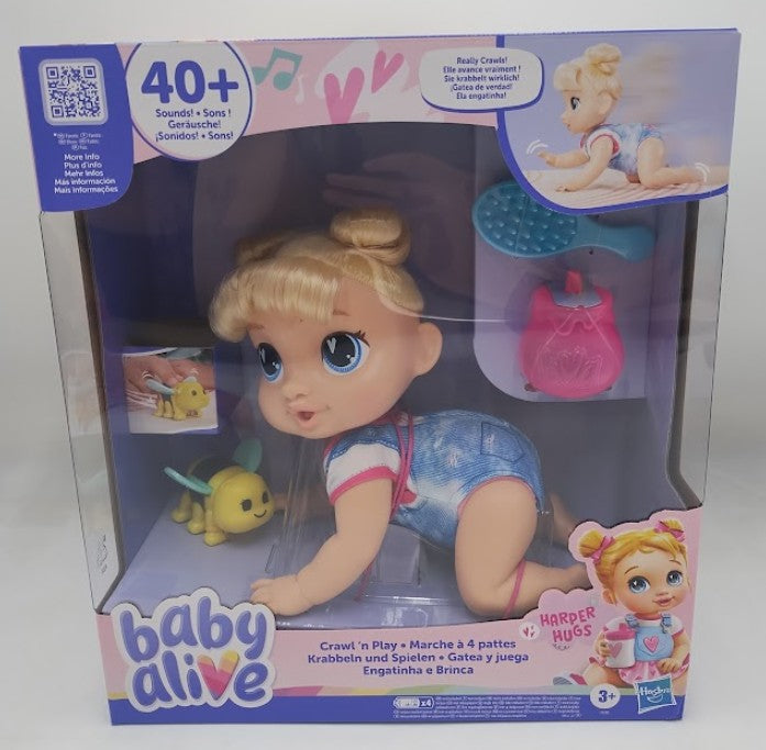 Baby Alive Crawl N Play Baby Doll Harper