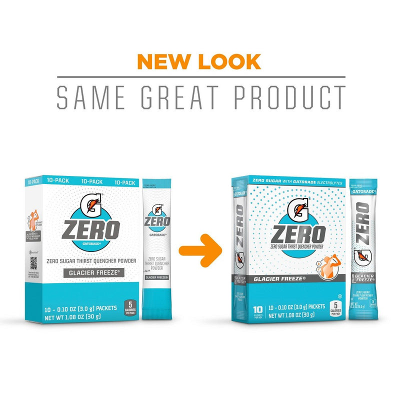 Gatorade GZERO Glacier Freeze Sports Drink Mix - 1.08oz