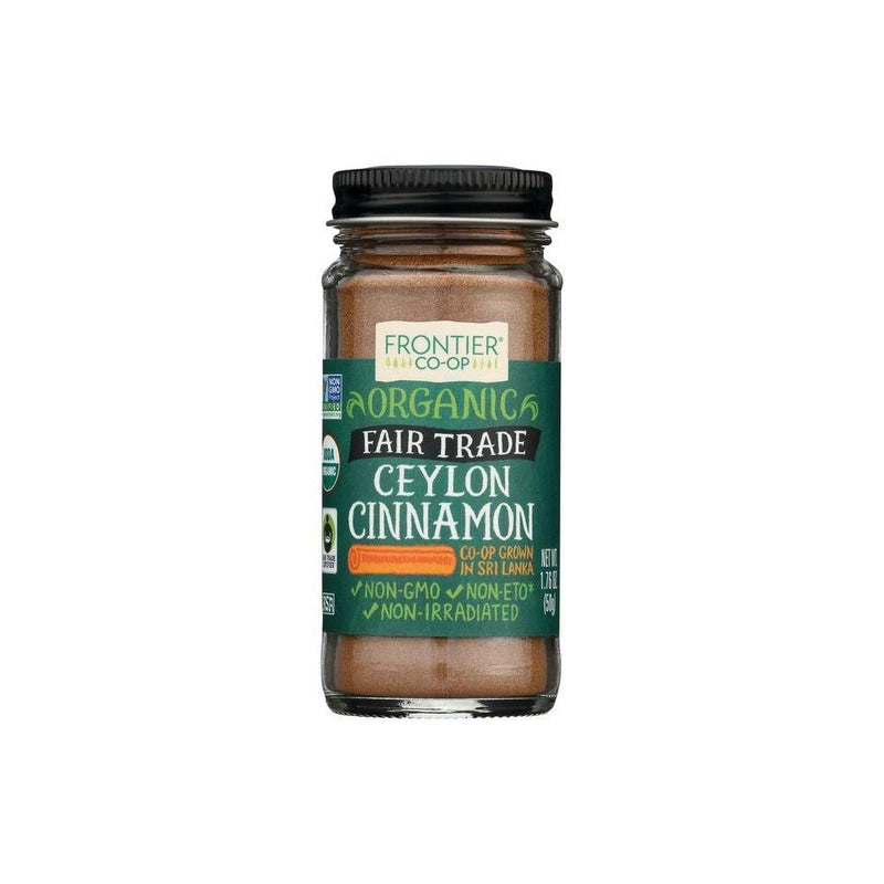 Frontier Co-Op Organic Ceylon Cinnamon Ground 1.76 oz Jar