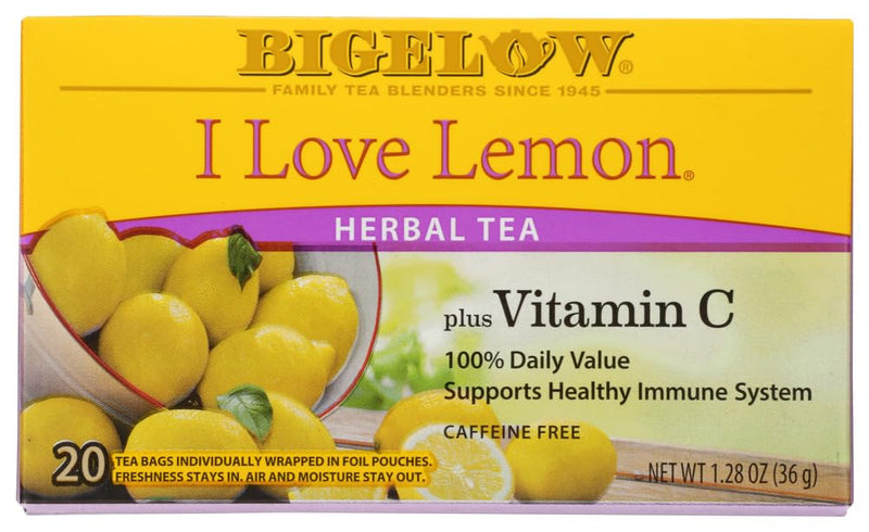 Bigelow Herbal Tea I Love Lemon 20 BAG (Pack Of 18)18
