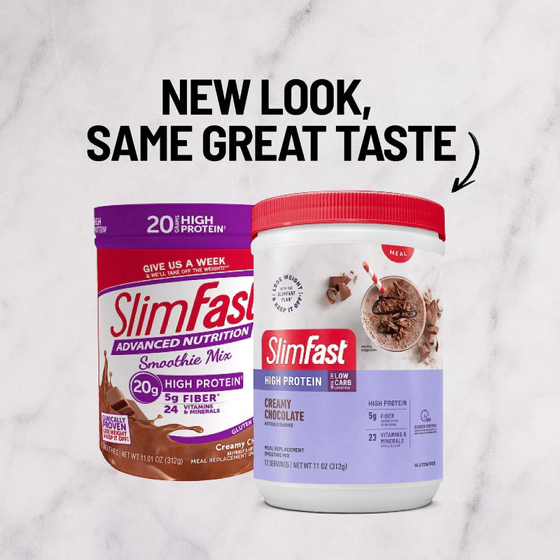 SlimFast Advanced Nutrition High Protein Smoothie Mix - Creamy Chocolate - 11.01oz