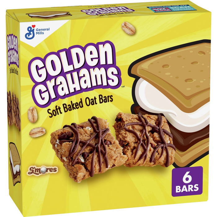 Golden Grahams Soft Baked Oat Bars - 5.76oz/6ct