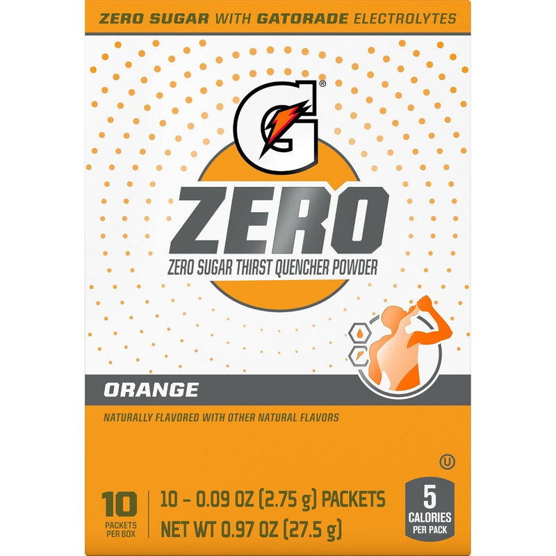 Gatorade GZERO Orange Sports Drink Mix - 1.08oz