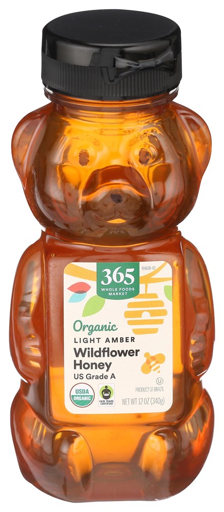 365 By Whole Foods Market, Organic Light Amber Mountain Forest Honey, 12 Ounce