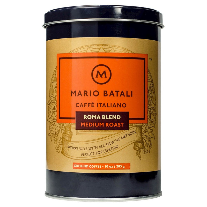 Mario Batali Caffe Italiano Roma Blend Medium Roast Ground Coffee - 10oz