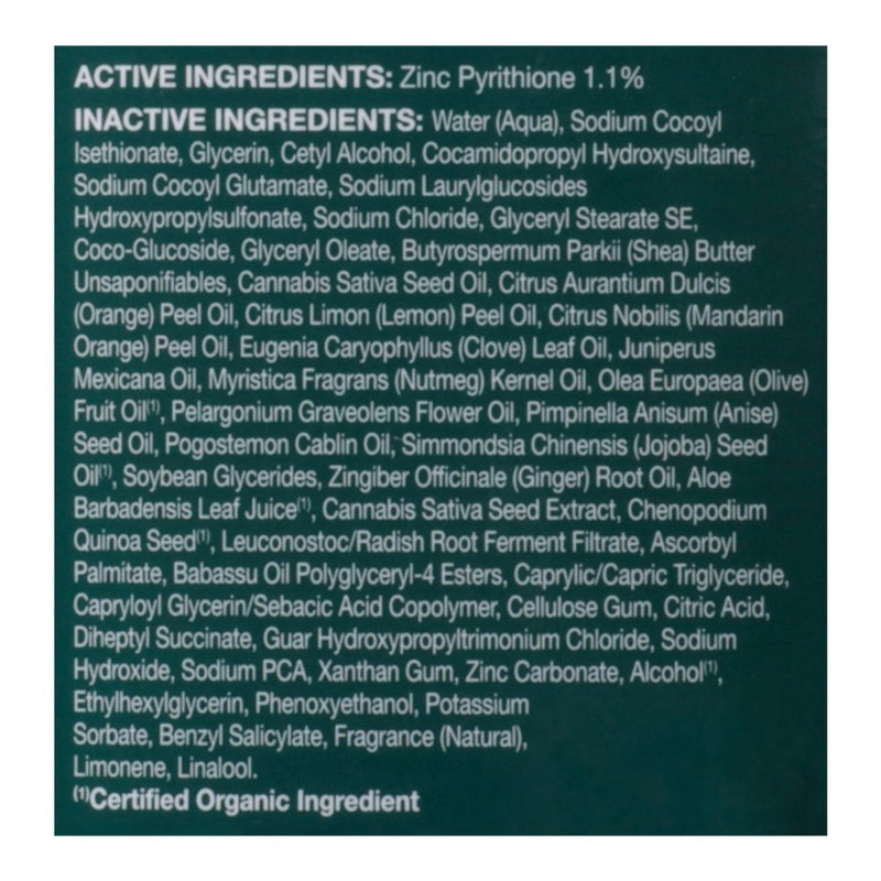 Jason Natural Products 2-in-1 Shampoo and Conditioner Calming For Dandruff Relief Hemp Seed Oil & Aloe - 12 oz