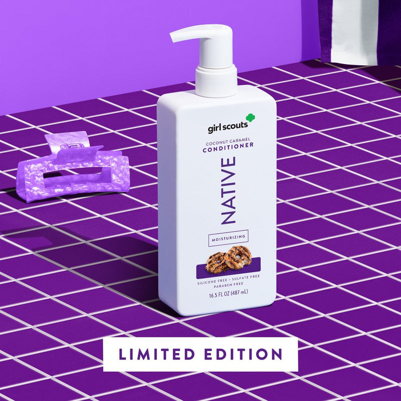 Native Limited Edition Girl Scouts Coconut Caramel Cookie Moisturizing Conditioner - 16.5 fl oz *ADD 3 TO YOUR CART & 1 IS FREE!*