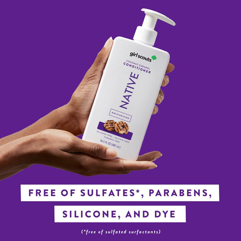 Native Limited Edition Girl Scouts Coconut Caramel Cookie Moisturizing Conditioner - 16.5 fl oz *ADD 3 TO YOUR CART & 1 IS FREE!*