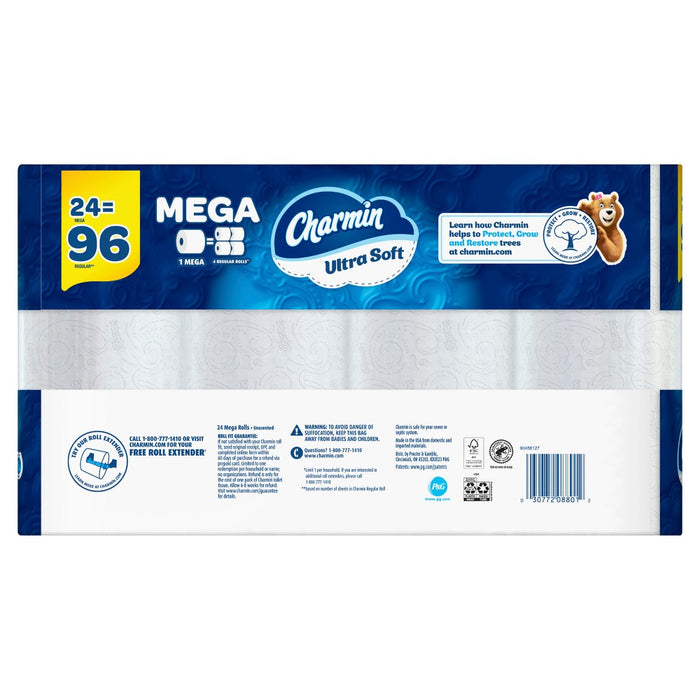Charmin Ultra Soft Toilet Paper - 24 Mega Rolls (LOCAL PICKUP ONLY)