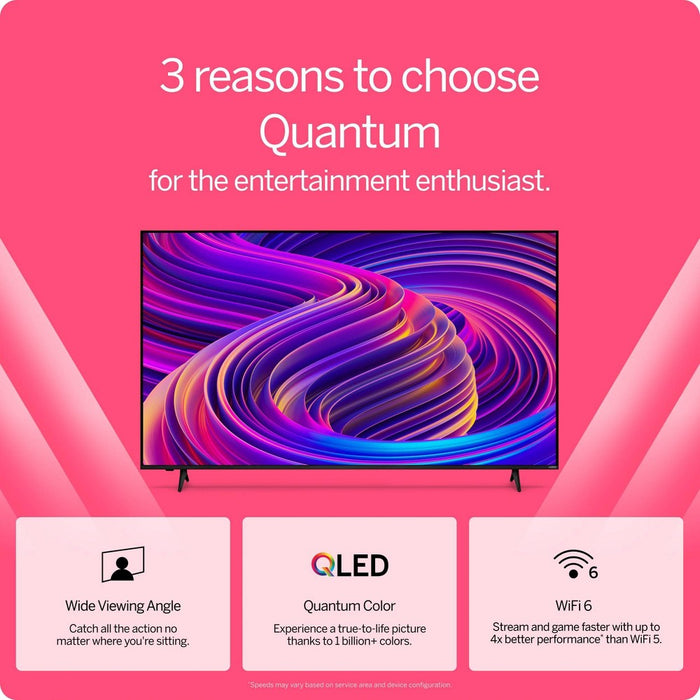VIZIO 65" Class Quantum 4K QLED HDR Smart TV - M65Q6-L4 (LOCAL PICKUP ONLY)
