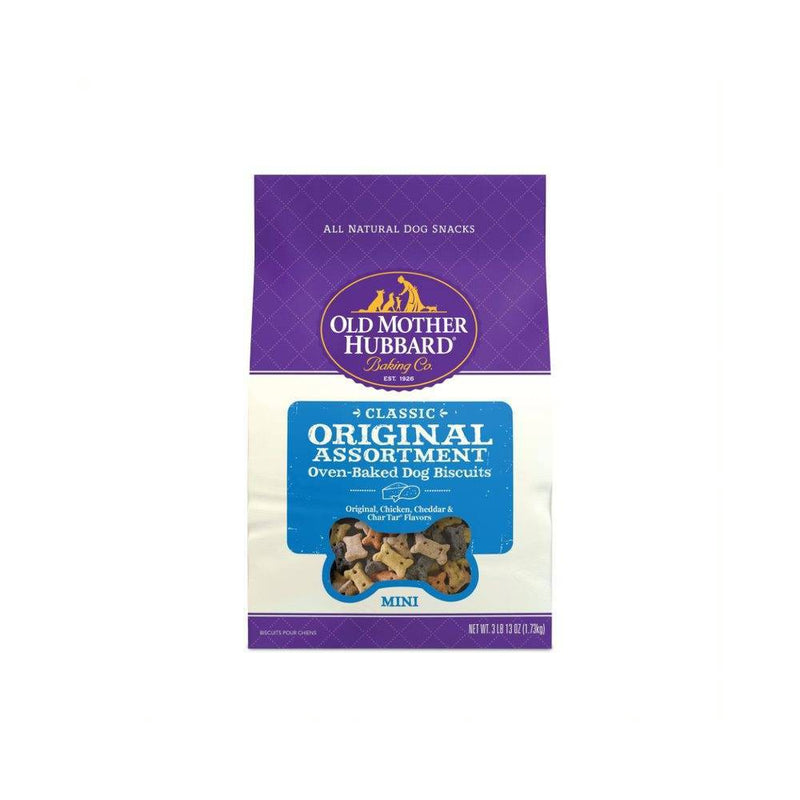 Old Mother Hubbard Classic Crunchy Extra Original Assortment Biscuits Mini Oven Baked Dog Treats - 13oz