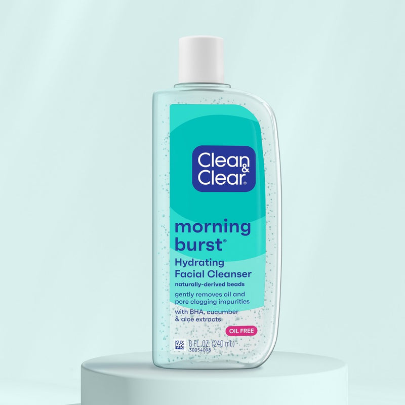 Clean & Clear Morning Burst Oil-Free Hydrating Face Wash - 8 fl oz