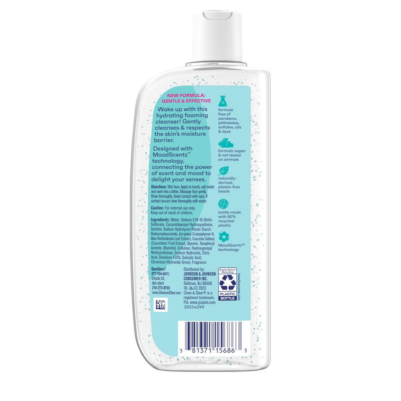 Clean & Clear Morning Burst Oil-Free Hydrating Face Wash - 8 fl oz