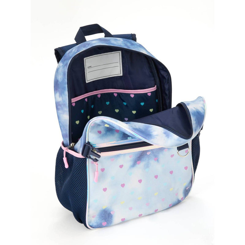 Locker Club Kids' 17" Backpack with Headphone Set - Denim Daisy