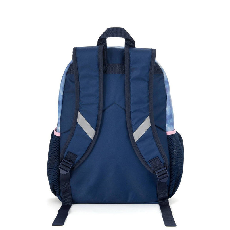 Locker Club Kids' 17" Backpack with Headphone Set - Denim Daisy