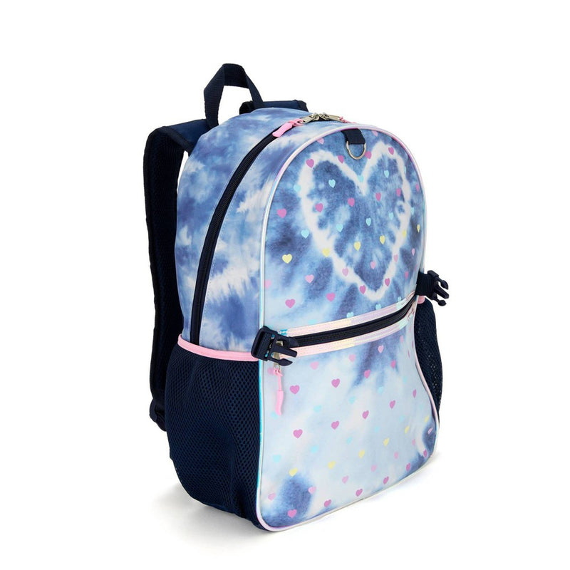 Locker Club Kids' 17" Backpack with Headphone Set - Denim Daisy