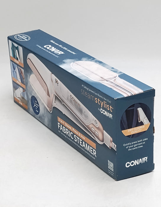 Conair Steam Stylist 3-in-1 Fabric Steam Press and Iron ~ BRAND NEW IN OPEN BOX.