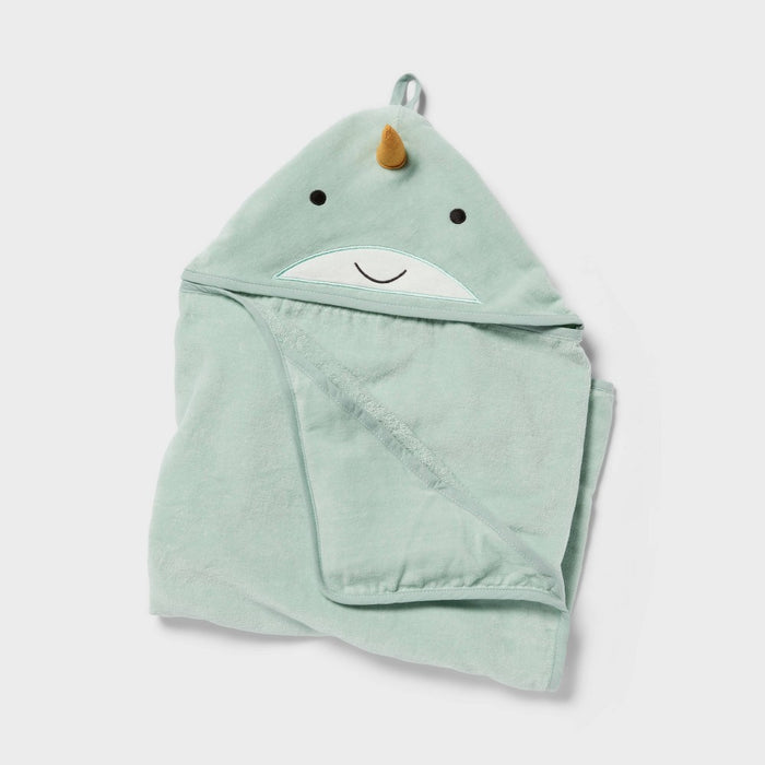Kids' Narwhal Hooded Towel - Pillowfort