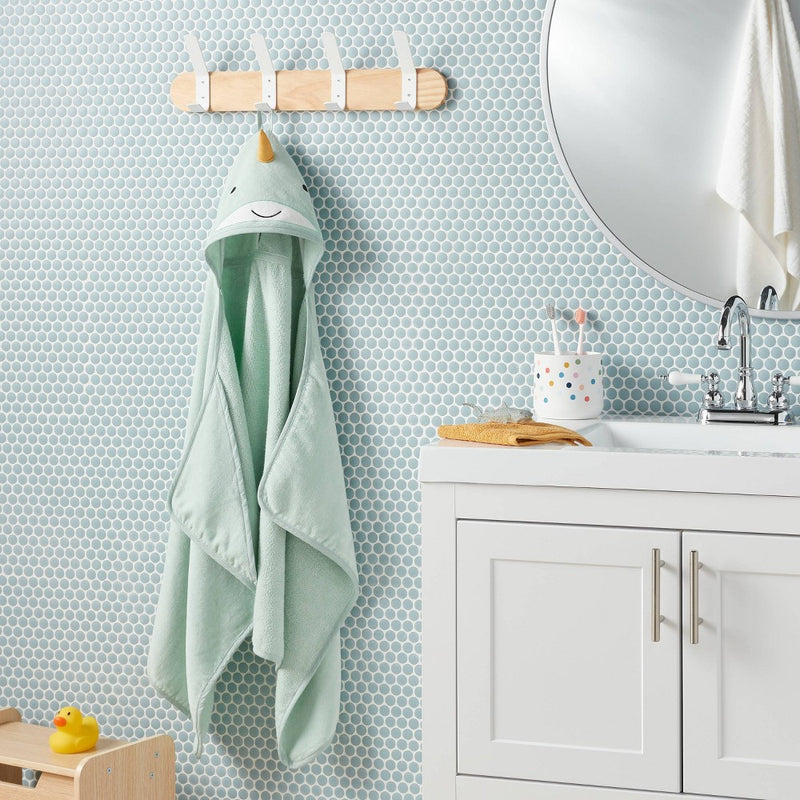 Kids' Narwhal Hooded Towel - Pillowfort