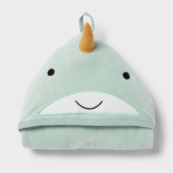 Kids' Narwhal Hooded Towel - Pillowfort